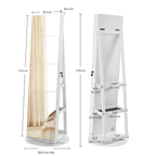 Espelho Porta Joias 360° com Organizador Interno