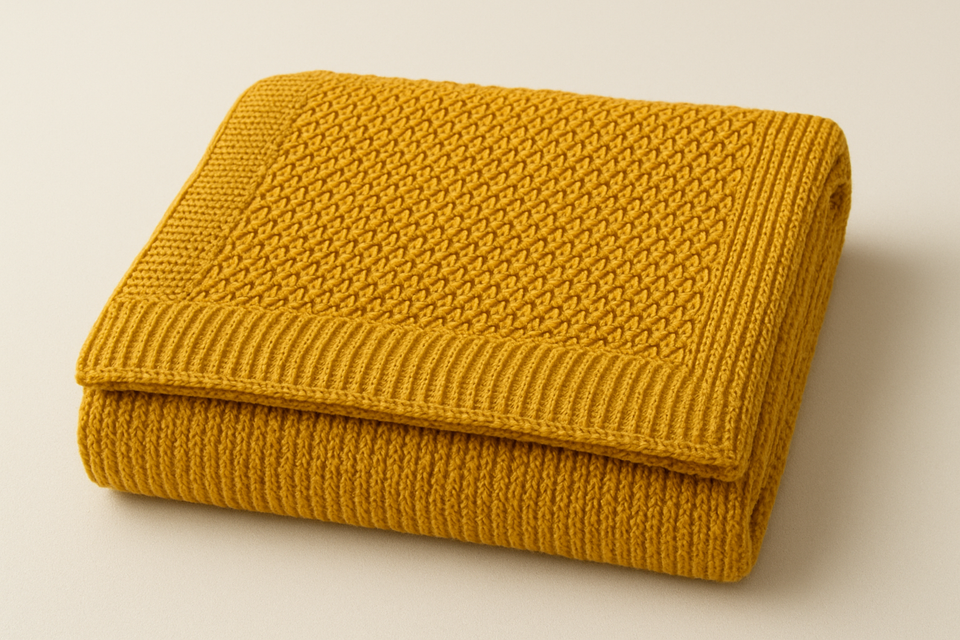 Manta Decorativa Dobrada